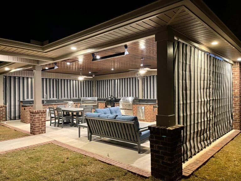 Porch Roller Curtains