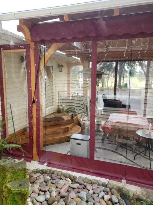 Valance for Roll Up Curtains- 12" or 14" Drop - Image 3