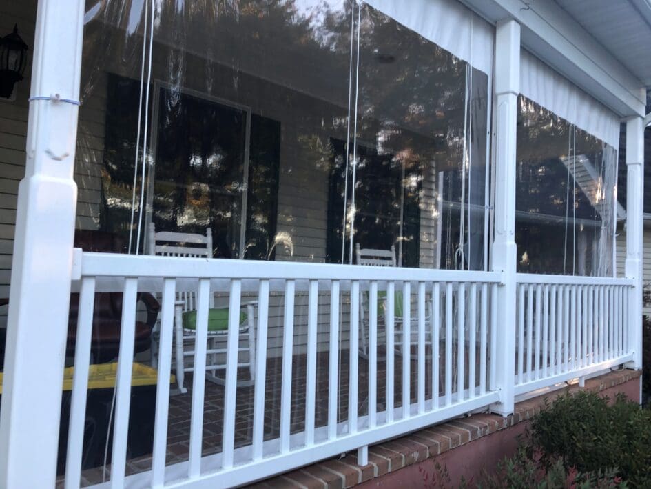 Keep Porch Warm Clear Roll Up Curtains Keep Porch Warm
